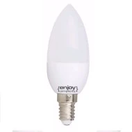 Λάμπα led κεράκι E14 5.5W 230V 6500k ψυχρό λευκό φως δέσμης 180° 480 lumen 15000h