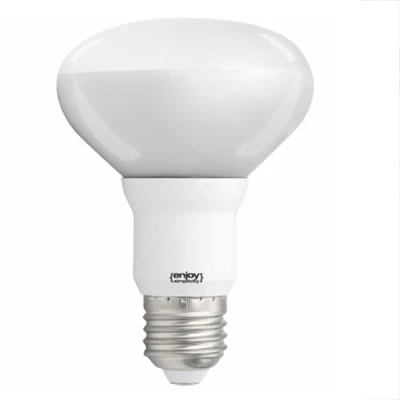 Λάμπα led R80 E27 7.3W 230V 3000k θερμό λευκό φως 800 lumen 15000h τύπου καθρέπτου Λάμπα led R80 E27 7.3W 230V 3000k θερμό λευκό φως 800 lumen 15000h τύπου καθρέπτου