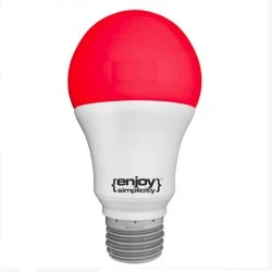 Λάμπα LED αχλάδι A60 E27 6W 230V κόκκινο φως δέσμης 200° enjoy simplicity 10000h