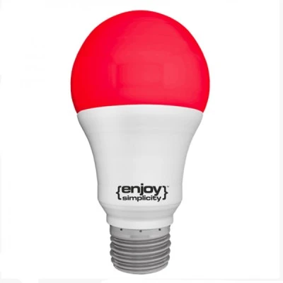 Λάμπα LED αχλάδι A60 E27 6W 230V κόκκινο φως δέσμης 200° enjoy simplicity 10000h Λάμπα LED αχλάδι A60 E27 6W 230V κόκκινο φως δέσμης 200° enjoy simplicity 10000h