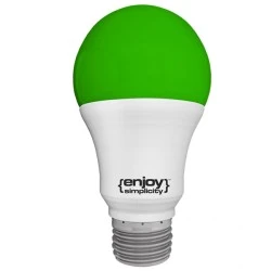 Λάμπα LED αχλάδι E27 A60 6W 230V πράσινο φως δέσμης 200° enjoy simplicity 10000h