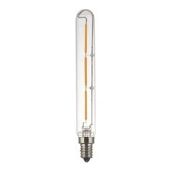 Λάμπα led filament T20-3 σωλήνας Ε14 2W 230V 2700k θερμό λευκό φως
