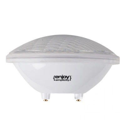 Λάμπα LED PAR56 G53 πισίνας 20W 3000k θερμό λευκό φως 1700lm δέσμης 120° στεγανή IP68