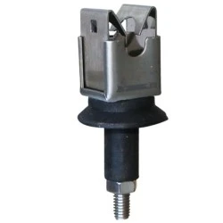 Aνοξείδωτο στήριγμα Φ8-10mm ELFIX™ SFINA™ με ελαστική βάση & ανοξείδωτη βίδα και παξιμάδι για κεραμύδια, μεταλλικές σκεπές, οροφές, τοίχους