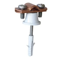 Στήριγμα αγωγών Φ8-10mm Cu χάλκινο με πλαστικό PA κοντό L17 αποστάτη για χρήση σε τοιχοποιία , μπετό & εξωτ/κούς χώρους Στήριγμα αγωγών Φ8-10mm Cu χάλκινο με πλαστικό PA κοντό L17 αποστάτη για χρήση σε τοιχοποιία , μπετό & εξωτ/κούς χώρους