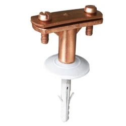 Στήριγμα ταινίας max 30x4mm Cu με PA πλαστική Ø36 ροδέλα βίδα & ούπα Στήριγμα ταινίας max 30x4mm Cu με PA πλαστική Ø36 ροδέλα βίδα & ούπα