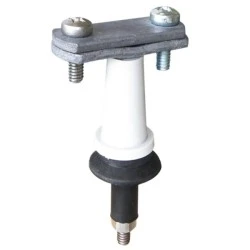 Στήριγμα ταινιών max 30x4mm St/tZn στεγανό με ελαστική βάση για χρήση σε κεραμμύδια, μεταλλικές οροφές & μεταλλικά κτίρια Στήριγμα ταινιών max 30x4mm St/tZn στεγανό με ελαστική βάση για χρήση σε κεραμμύδια, μεταλλικές οροφές & μεταλλικά κτίρια