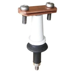 Στήριγμα ταινιών max 30x4mm Cu χάλκινο στεγανό με ελαστική βάση 