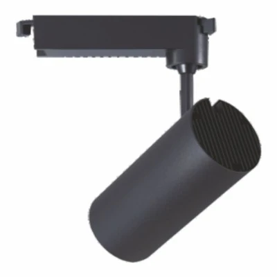 Σποτ ράγας LED 3 καλωδίων 20W 3CCT με επιλογή χρώματος 3000-4000-6500k 1800lm σε μαύρο χρώμα Φ60
