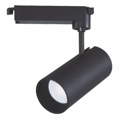 Σποτ ράγας LED 3 καλωδίων 20W 3CCT με επιλογή χρώματος 3000-4000-6500k 1800lm σε μαύρο χρώμα Φ60
