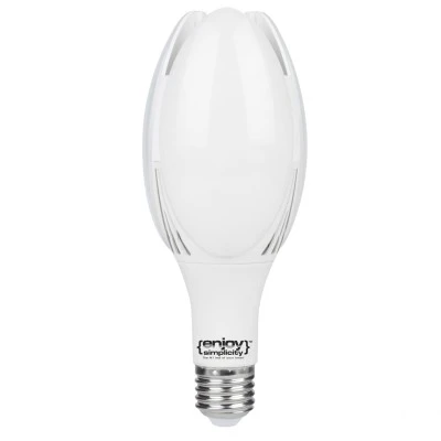 Λάμπα led E40μεγάλης ισχύος manolia 50W 230V 6500K ψυχρό φως δέσμης 340° 5400Lumen