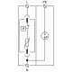 Απαγωγός κρουστικών υπερτάσεων Hakel® HSA-275/1+1 M  SPD T2+T3