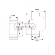 Επιτηρητής τάσης KAEL FKR2T 5-15% ρυθμιζόμενο, ασυμμετρίας, διαδοχής & απώλειας φάσης