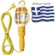 Μπαλαντέζα για λάμπα συνεργείου πλαστική Ε27 με καλώδιο 2x0,75mm² 7μ και μεταλλικό κάτοπτρο