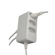 Εξάπριζο με καλώδιο 1.5m 2x0.75mm² 250V 16A λευκό