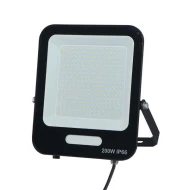 Μαύρος προβολέας led smd 200W 160-265V σε ψυχρό χρώμα φωτός 6500K plus 24000lm στεγανός IP66