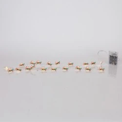 20 mini led Άγιος Βασίλης με αεροπλάνο με θερμό λευκό φως, μπαταρία 3xΑΑ, χρονοδιακόπτη & ασημί χάλκινο καλώδιο IP20 20 mini led Άγιος Βασίλης με αεροπλάνο με θερμό λευκό φως, μπαταρία 3xΑΑ, χρονοδιακόπτη & ασημί χάλκινο καλώδιο IP20