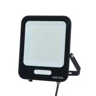 Προβολέας led smd 150w 160-265V σε ψυχρό φως χρώμα 6500Κ 18000lm μαύρος IP66 στεγανός plus