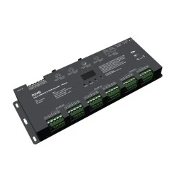 Χειριστήριο Dmx512/rdm decoder "d24b" για ταινίες rgbw 12-24VDC/24ch 4Α