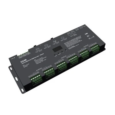 Χειριστήριο Dmx512/rdm decoder "d24b" για ταινίες rgbw 12-24VDC/24ch 4Α