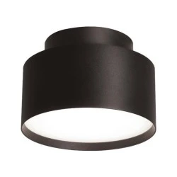 Σποτ εξωτερικά LED αλουμίνιου σε μαύρο χρώμα 24W με δυνατότητα επιλογής απόχρωσης φωτός 3CCT & διάσταση d140xh88cm