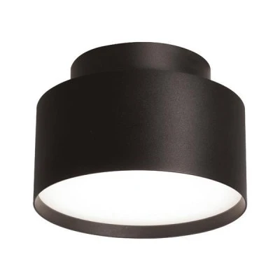 Σποτ εξωτερικά LED αλουμίνιου σε μαύρο χρώμα 24W με δυνατότητα επιλογής απόχρωσης φωτός 3CCT & διάσταση d140xh88cm