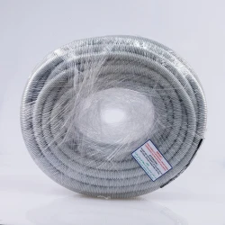 Σωλήνας σπιράλ μεσαίου τύπου 750N Φ25 RAL 7035 γκρι (ρολό 50m)