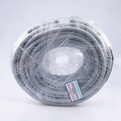 Eurolamp σωλήνας σπιράλ μεσαίου τύπου 750N Φ25 halogen free fire resistant RAL 7035 (HF3 025)