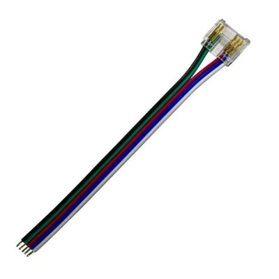 Φις τροφοδοσίας για ταινίες led cob RGBW 12mm
