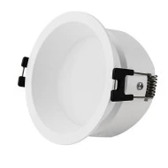 Σποτ χωνευτό σταθερό GU10 Φ82x47 IP65 Λευκό Πλαστικό με Ντουί