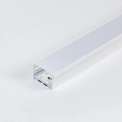 Χωνευτό φωτιστικό γραμμικό led 27W 60cm θερμό φως 3000K 5200lm 24V 50x30 λευκό φως IP40