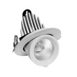 LED σποτ χωνευτό με κινητή βάση 36° 20W 2000lm Φ110 3cct με επιλογή χρώματος φωτισμού LED σποτ χωνευτό με κινητή βάση 36° 20W 2000lm Φ110 3cct με επιλογή χρώματος φωτισμού