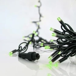 100 LED 5mm σε σειρά με Κάλυμμα, 230V, Πράσινο, IP65, 3 Επεκτάσεις 100 LED 5mm σε σειρά με Κάλυμμα, 230V, Πράσινο, IP65, 3 Επεκτάσεις