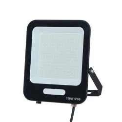 Προβολέας led smd 150w 4000Κ ενδιάμεσο φως μαύρο χρώμα 18000lm στεγανός ip66 plus