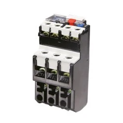 Θερμικό για ρελέ ισχύος  7-10Α τριφασικό 380V 10A GACIA με κουμπί διακοπής και αυτόματης επαναφοράς