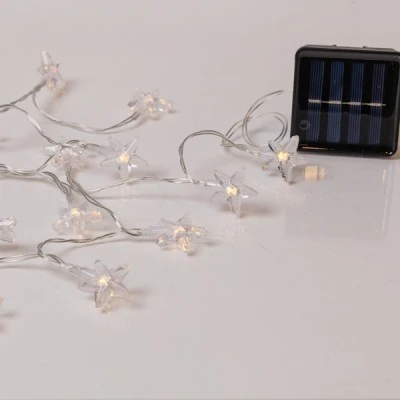 60 led λαμπάκια αστέρια πλαστικά σε σειρά θερμό λευκό φως,8 προγράμματα με ηλιακό συλλέκτη και αισθητήρα φωτός ,διάφανο pvc καλώδιο IP44 60 led λαμπάκια αστέρια πλαστικά σε σειρά θερμό λευκό φως,8 προγράμματα με ηλιακό συλλέκτη και αισθητήρα φωτός ,διάφανο pvc καλώδιο IP44