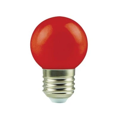 Λάμπα led σφαιρική 1,8W Ε27 κόκκινη 175-265V G45 με δέσμη φωτός 360° IP20
