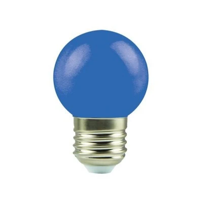 Λάμπα led σφαιρική G45 1,8W Ε27 μπλε χρώμα 175-265V IP20