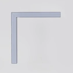Φωτιστικό εξωτερικό γραμμικό γωνία 100x100cm 71,4W με ενδιάμεσο φως 4000K 35-40V 65x45 λευκό χρώμα PVC