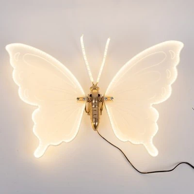 Πεταλούδα φωτιζόμενη 100cm με 120 led/m σε θερμό λευκό φως με 24v μετασχηματιστή & προέκταση 3m IP44