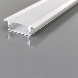 Προφίλ χωνευτό 2000x16,7x6,5mm 90° λευκό plus IP44 Προφίλ χωνευτό 2000x16,7x6,5mm 90° λευκό plus IP44