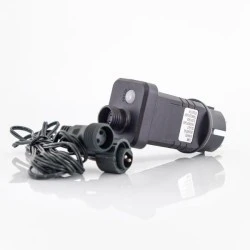 Μετασχηματιστής με 8 προγράμματα & μνήμη 31V/12W έως 1500 led με πράσινο pvc καλώδιο 3m - προέκταση  3m IP44