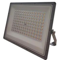 Προβολέας LED SMD 150W 3CCT (3000K-4000K-6500K) IP66 Μαύρος με Καλώδιο 60cm PLUS