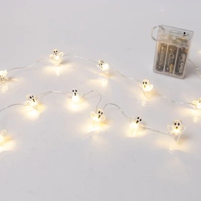 20 mini led σχέδιο φαντασματάκια σε θερμό λευκό φως, μπαταρία 3xΑΑ, χρονοδιακόπτη & ασημί χάλκινο καλώδιο IP20 20 mini led σχέδιο φαντασματάκια σε θερμό λευκό φως, μπαταρία 3xΑΑ, χρονοδιακόπτη & ασημί χάλκινο καλώδιο IP20