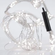 400 mini led λαμπάκια χταπόδι σε λευκό φως 16 γραμμές x 250led, 4,5v μετασχηματιστή & ασημί χάλκινο καλώδιο IP44