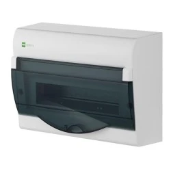 Πίνακας εξωτερικός πλαστικός green 1x12+2 (pe+n) 400V με πόρτα IP40