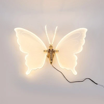 Πεταλούδα φωτιζόμενη 40cm με 120 led/m σε θερμό λευκό φως με 24v μετασχηματιστή & προέκταση 3m IP44 Πεταλούδα φωτιζόμενη 40cm με 120 led/m σε θερμό λευκό φως με 24v μετασχηματιστή & προέκταση 3m IP44