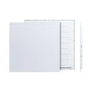Φωτιστικό LED panel backlight ugr19 χωνευτό με διάσταση 60x60cm 28W ενδιάμεσο χρώμα 4000k  5040lm σε λευκό χρώμα 
