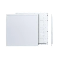 Φωτιστικό LED panel backlight ugr19 χωνευτό με διάσταση 60x60cm 28W ενδιάμεσο χρώμα 4000k  5040lm σε λευκό χρώμα 