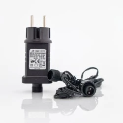 Μετασχηματιστής 31v/12w  έως 1500 led με πράσινο pvc καλώδιο IP44